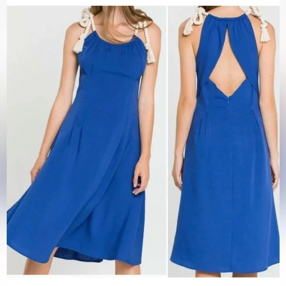 white christmas dresses Nautical Maxi Dress M